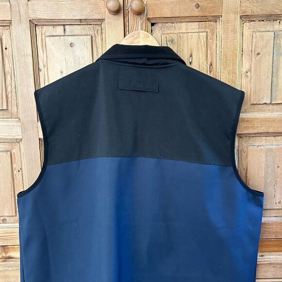 Men's Duluth Trading Company XXL Tall Blue Black Vest Pockets‎ Zipper Utility - Picture 10 of 12